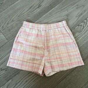 COS Pink Plaid Shorts (Size 2)